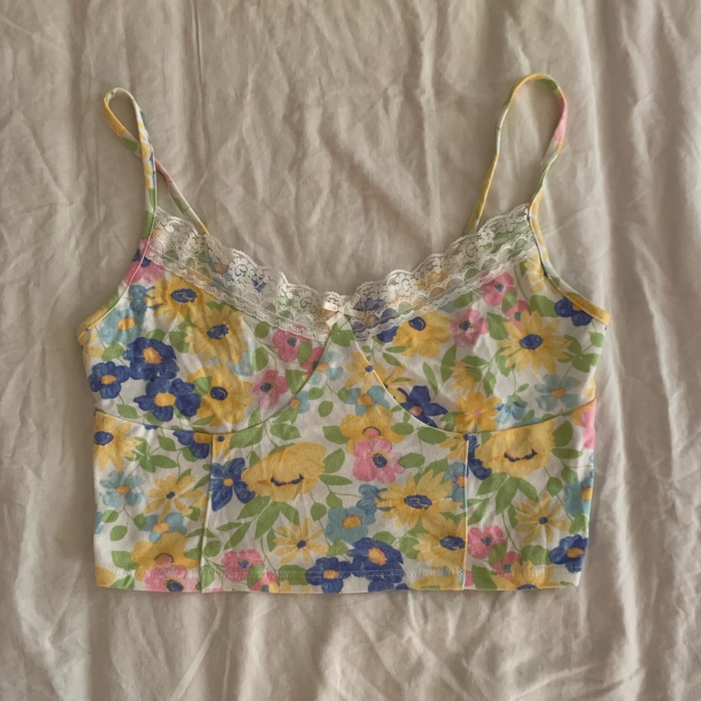 Corset style tank top